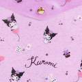 Japan Sanrio Original Clear Flat Folder - Kuromi - 4