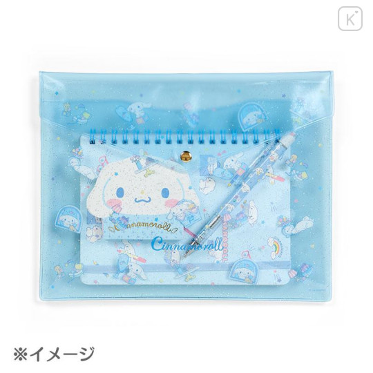 Japan Sanrio Original Clear Flat Folder - Kuromi - 5