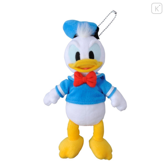 Japan Tokyo Disney Resort Plush Keychain & Badge - Donald Duck - 1