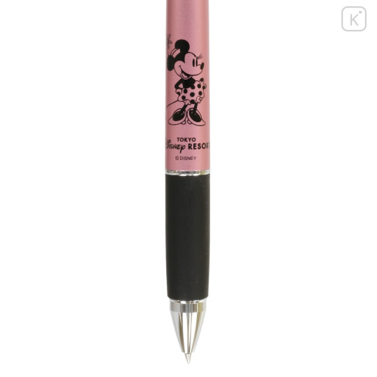 Japan Tokyo Disney Resort Jetstream 4&1 Multi Pen + Mechanical Pencil - Minnie / Metallic Pink - 3