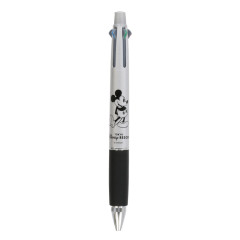 Japan Tokyo Disney Resort Jetstream 4&1 Multi Pen + Mechanical Pencil - Mickey / Metallic Grey