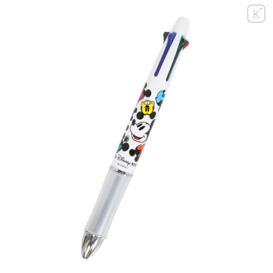 Japan Tokyo Disney Resort Dr. Grip 4+1 Multi Pen & Mechanical Pencil 0.5mm - Mickey Mouse / Funny Face - 1