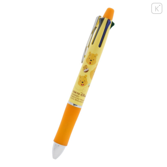 Japan Tokyo Disney Resort Dr. Grip 4+1 Multi Pen & Mechanical Pencil 0.5mm - Pooh / Orange - 2