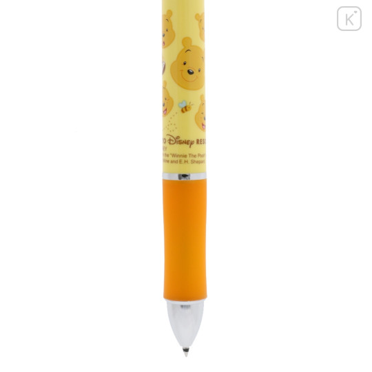 Japan Tokyo Disney Resort Dr. Grip 4+1 Multi Pen & Mechanical Pencil 0.5mm - Pooh / Orange - 3