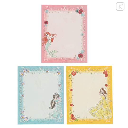 Japan Tokyo Disney Resort Memo Pad & Origami Paper - Princesses - 5