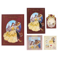 Japan Tokyo Disney Resort Paper & Sticker Set- Beauty and the Beast / Story Book Case - 1