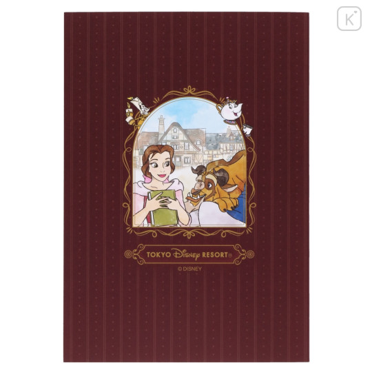 Japan Tokyo Disney Resort Paper & Sticker Set- Beauty and the Beast / Story Book Case - 8