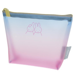 Japan Miffy Clear Pouch - Gradient Blue & Pink