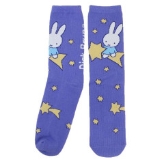 Japan Miffy Crew Socks - Meteor / Purple