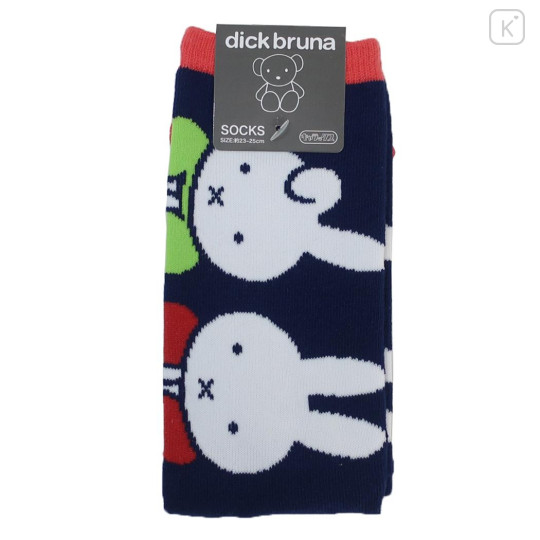 Japan Miffy Crew Socks - Black & Red - 2