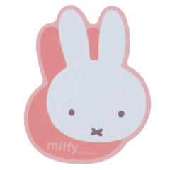 Japan Miffy Vinyl Sticker - Miffy Face / Pink