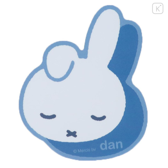 Japan Miffy Vinyl Sticker - Dan Face / Blue | Kawaii Limited