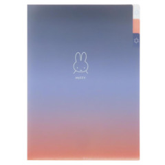 Japan Miffy 3 Pockets A5 Index File - Gradient Blue & Orange