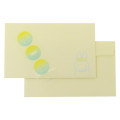 Japan Miffy Letter Envelope Set - Gradient Yellow & Blue - 3