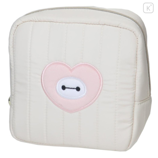 Japan Disney Square Cosmetic Pouch - Baymax - 1