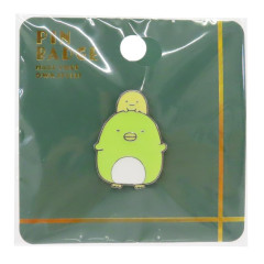 Japan San-X Pin Badge - Penguin? & Tapioca / Sumikko Gurashi