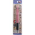 Japan Peanuts Jetstream 2&1 Multi Pen + Mechanical Pencil - Snoopy & Woodstock / Metallic Pink - 3