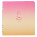 Japan Miffy Square Ring Notebook - Gradient Pink & Orange - 1