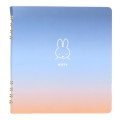 Japan Miffy Square Ring Notebook - Gradient Blue & Orange - 1