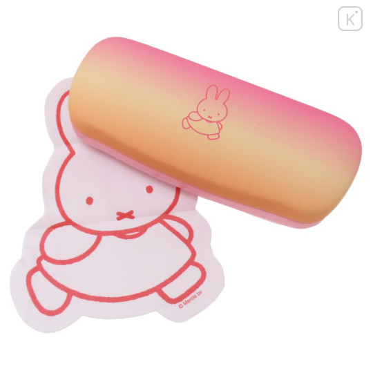 Japan Miffy Glasses Case - Gradient Pink & Orange - 1