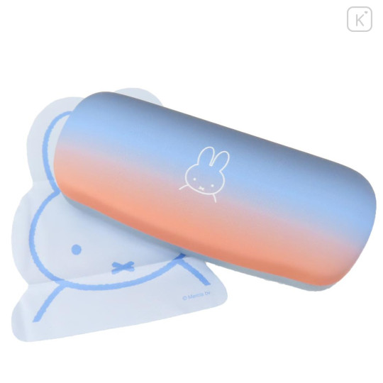 Japan Miffy Glasses Case - Gradient Blue & Orange - 1