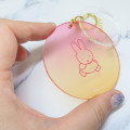 Japan Miffy Acrylic Keychain - Gradient Pink & Orange - 2