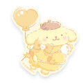 Japan Sanrio Vinyl Sticker - Pompompurin : Fantasy Story - 1