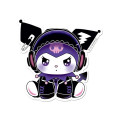 Japan Sanrio Vinyl Sticker - Kuromi : Game Girl Mania - 1