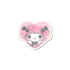 Japan Sanrio Vinyl Sticker - My Melody / Lady Heart