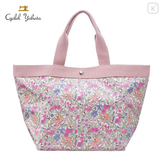 Japan Sanrio Liberty Fabrics Tote Bag (L) - Hello Kitty - 1
