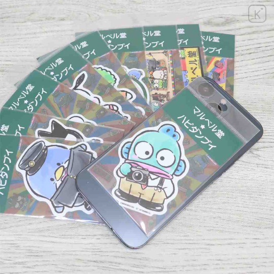 Japan Sanrio Vinyl Sticker Set - Hangyodon / Hapidanbui Boys Retro - 2