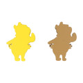 Japan Disney Steel Clip - Pooh / Silhouette - 2