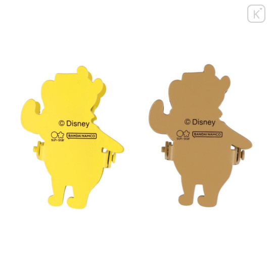 Japan Disney Steel Clip - Pooh / Silhouette - 3