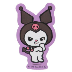 Japan Sanrio × Swimmer Smartphone Sticker - Kuromi