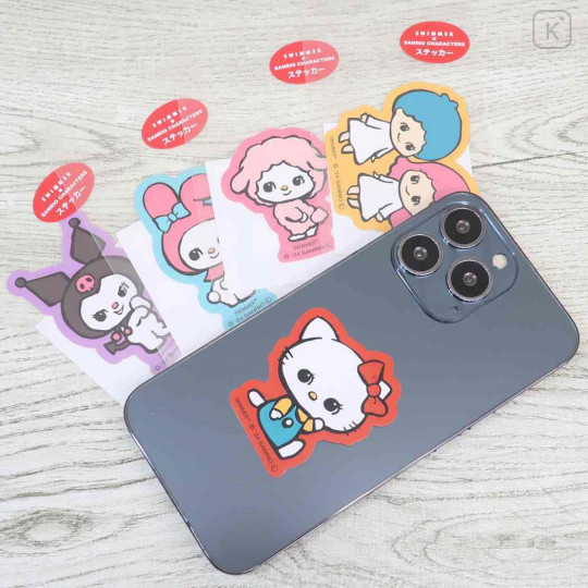 Japan Sanrio × Swimmer Smartphone Sticker - Hello Kitty - 2