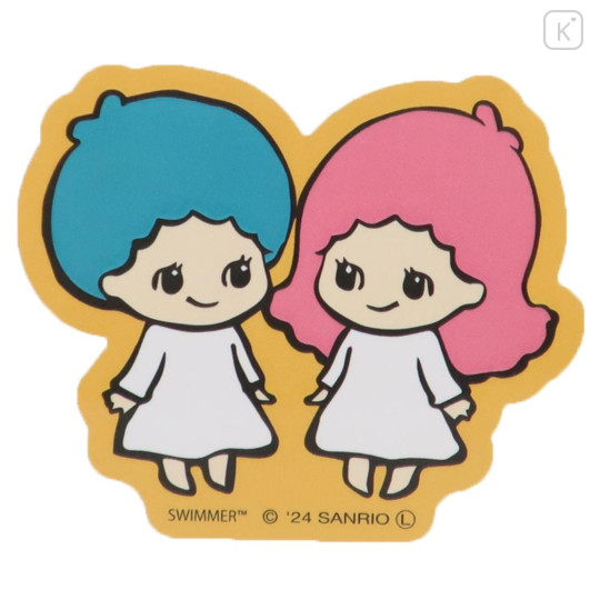 Japan Sanrio × Swimmer Smartphone Sticker - Little Twin Stars - 1