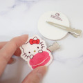 Japan Sanrio Hair Clip Set of 2 - Hello Kitty / Macaron - 2