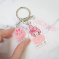 Japan Sanrio Acrylic Keychain - My Melody / Macaron - 2