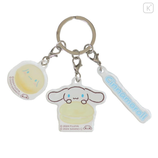 Japan Sanrio Acrylic Keychain - Cinnamoroll / Macaron - 1