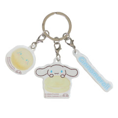 Japan Sanrio Acrylic Keychain - Cinnamoroll / Macaron