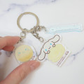 Japan Sanrio Acrylic Keychain - Cinnamoroll / Macaron - 2