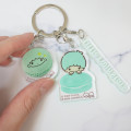 Japan Sanrio Acrylic Keychain - Little Twin Stars Kiki / Macaron - 2