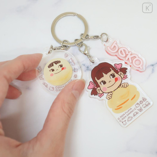 Japan Peko-chan Acrylic Keychain - Macaron - 2
