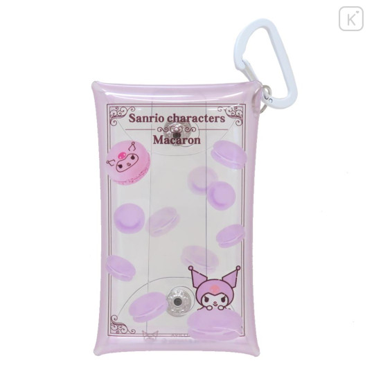 Japan Sanrio Clear Multi Case (S) - Kuromi / Macaron - 1