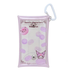 Japan Sanrio Clear Multi Case (S) - Kuromi / Macaron