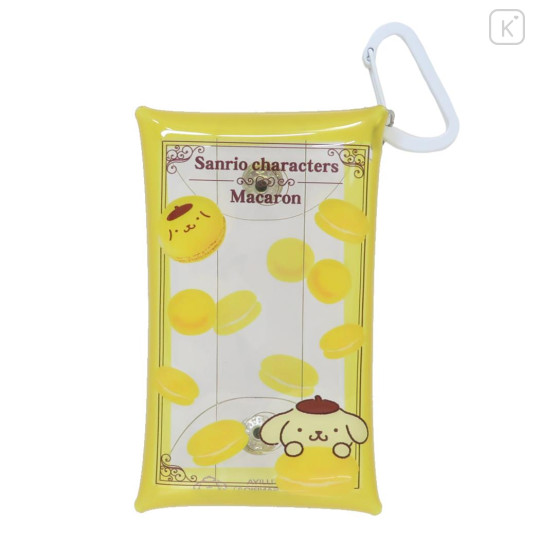 Japan Sanrio Clear Multi Case (S) - Pompompurin / Macaron - 1