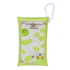 Japan Sanrio Clear Multi Case (S) - Keroppi / Macaron