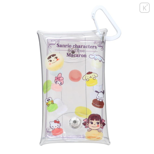 Japan Sanrio Clear Multi Case (S) - Peko-chan / Macaron - 1