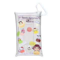 Japan Sanrio Clear Multi Case (S) - Peko-chan / Macaron