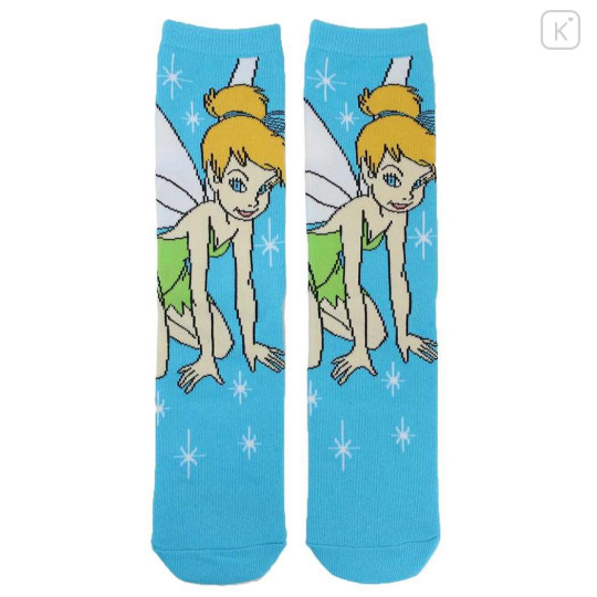 Japan Disney Crew Socks - Tinker Bell - 1